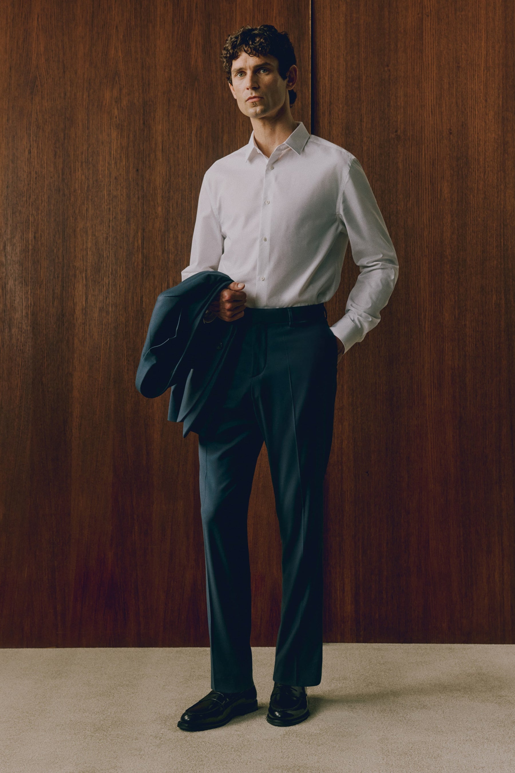 Camisa de engomar fácil Slim Fit
