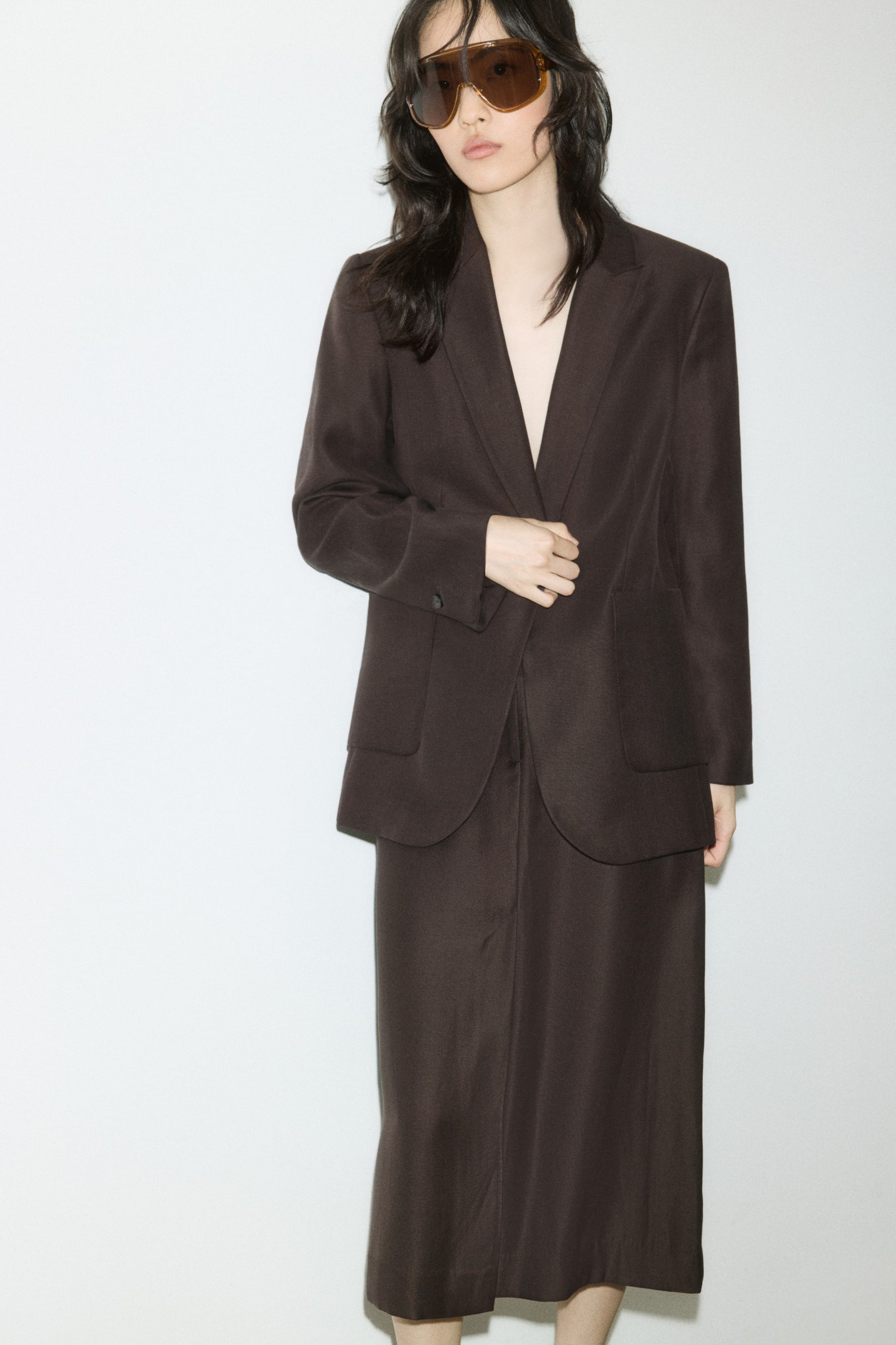 Blazer de corte justo