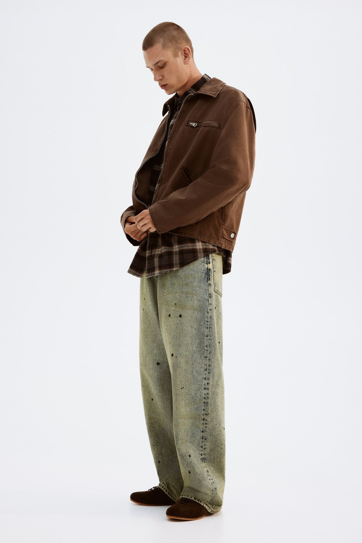 Casaco em lona Regular Fit