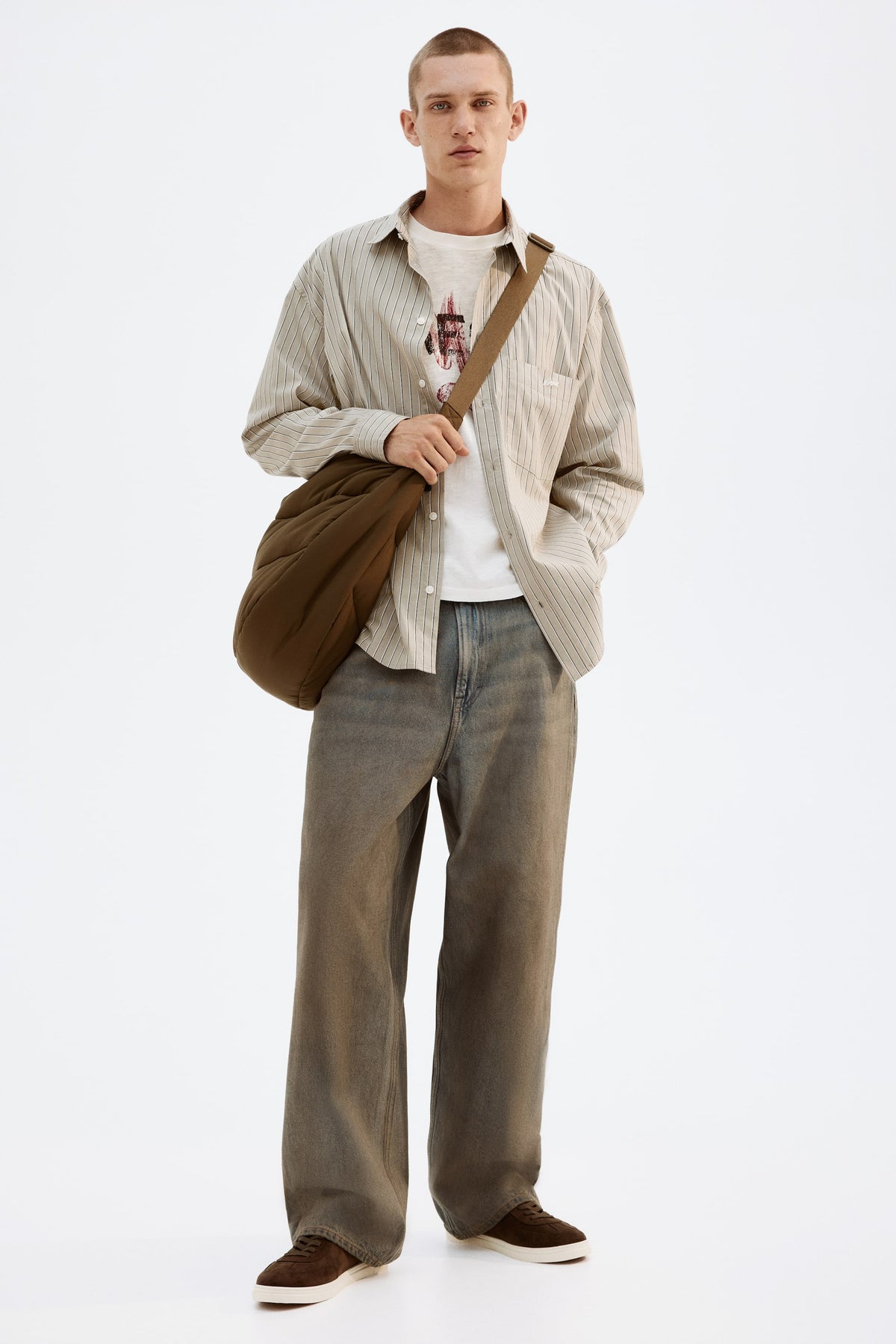 Camisa em popelina Loose Fit
