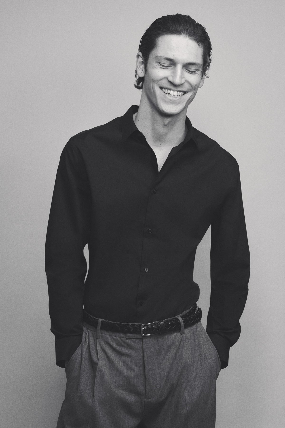Camisa de engomar fácil Slim Fit