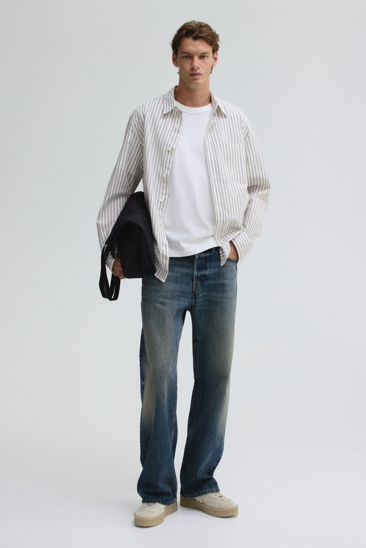Camisa em popelina Loose Fit