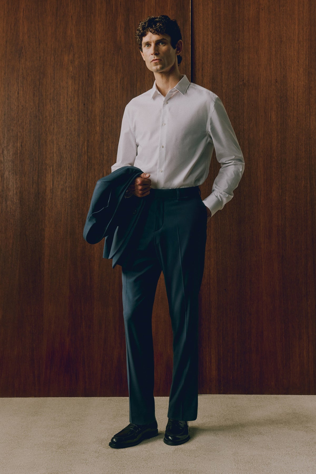 Camisa de engomar fácil Slim Fit