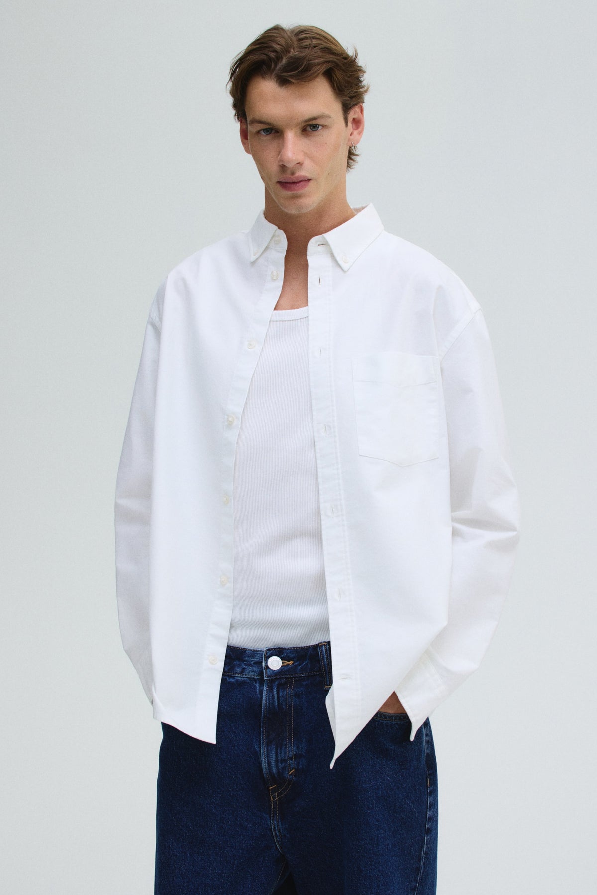 Camisa Oxford Regular Fit