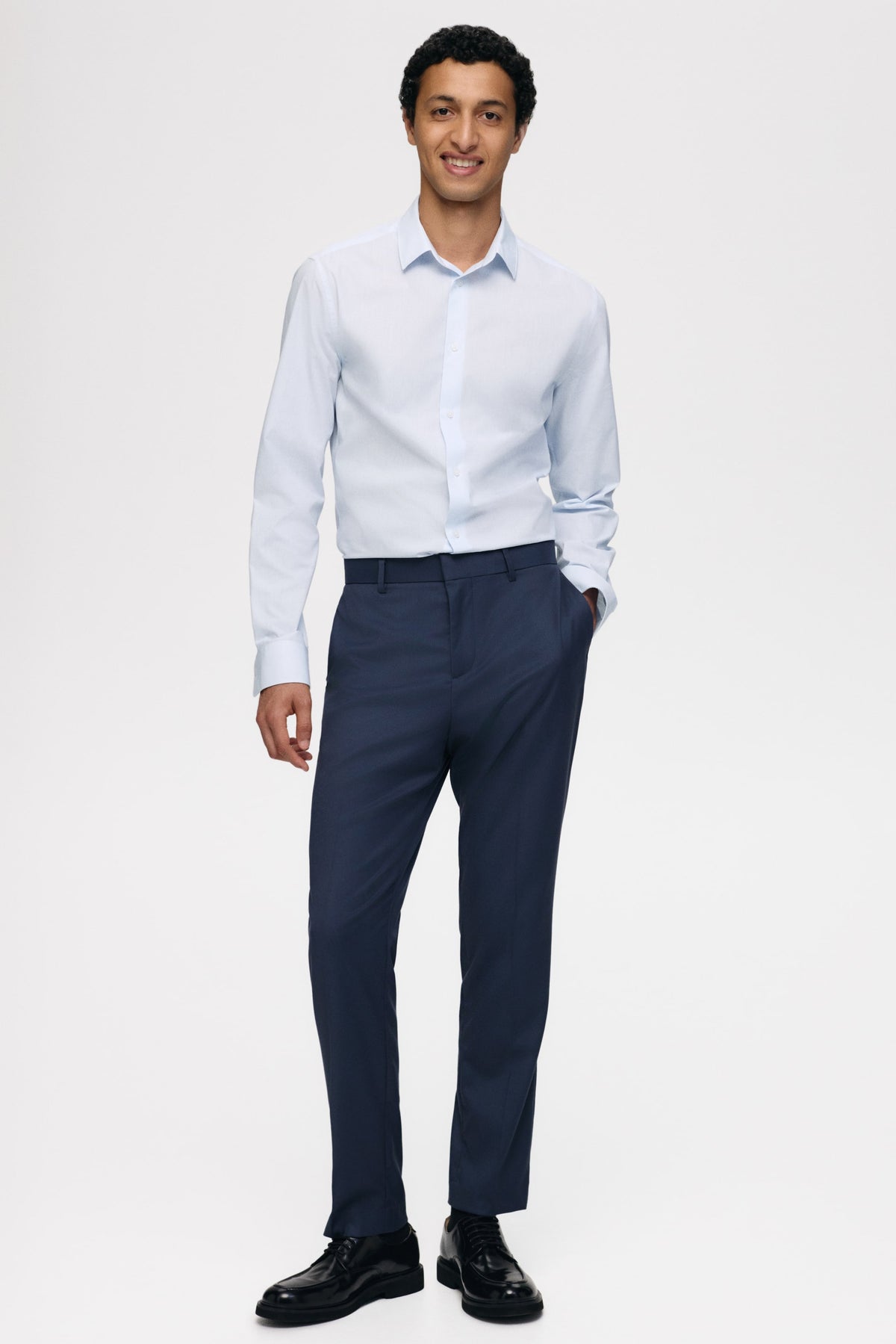 Camisa de engomar fácil Slim Fit