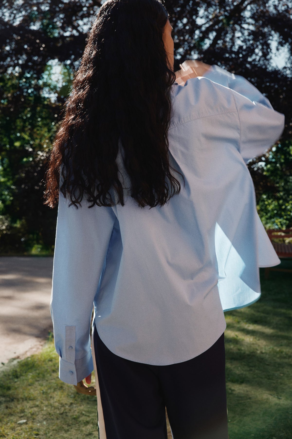 Camisa oversize em algodão